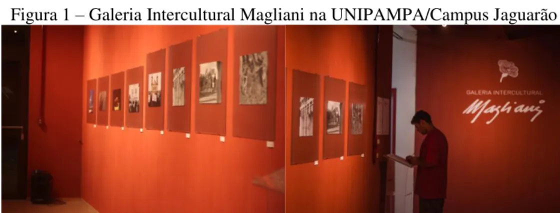 Figura 1 ± Galeria Intercultural Magliani na UNIPAMPA/Campus Jaguarão 