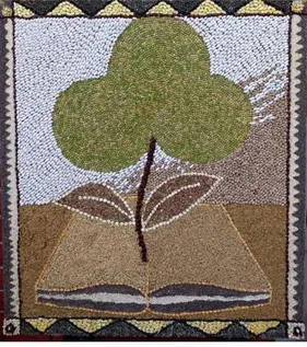 Figura 2 ± Quadro de sementes elaborado por estudantes do campus Itaqui, produzido no dia  24 de maio de 2018