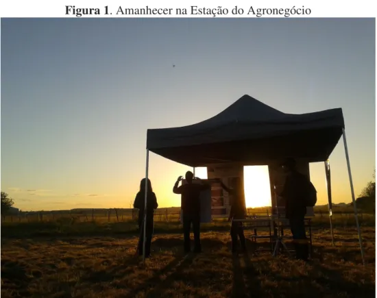 Figura 1. Amanhecer na Estação do Agronegócio 