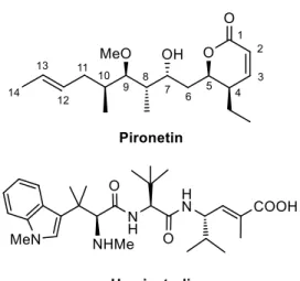 Figure  2. Structure  of two natural  products  reported to selectively  bind  to  -tubulin