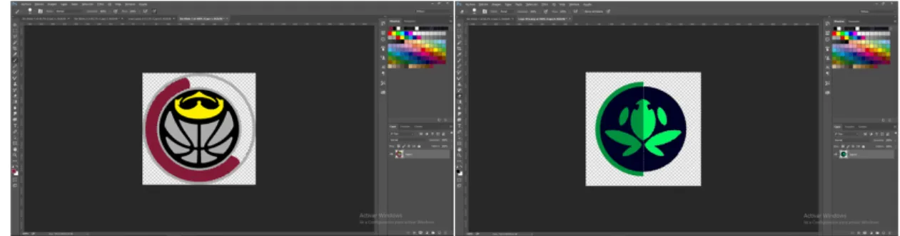 Figure 37. Logos development 
