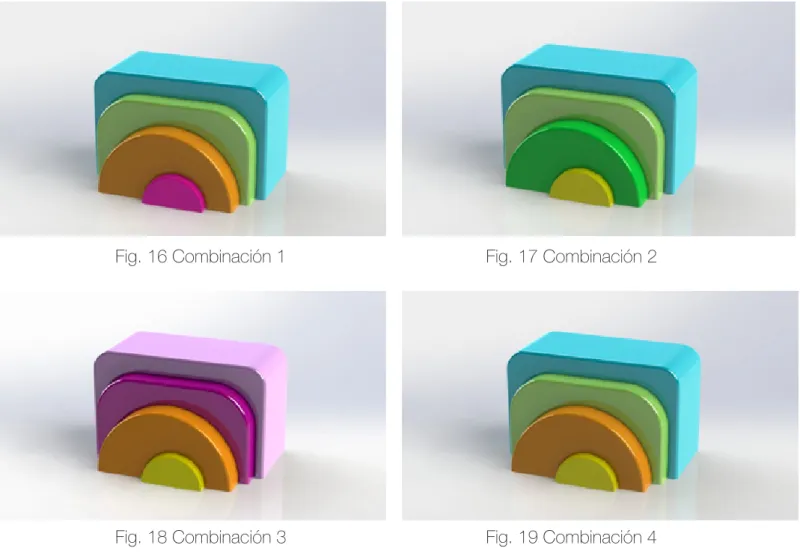 Fig. 16 Combinación 1                                        Fig. 17 Combinación 2