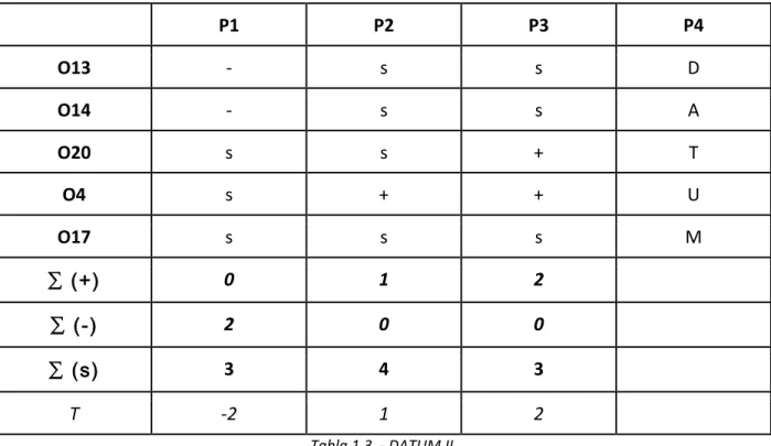 Tabla	  1.3	  	  -­‐	  DATUM	  II.