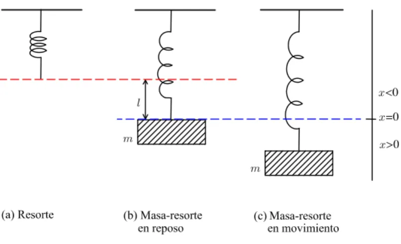 Figura 3.2: Sistema masa-resorte.