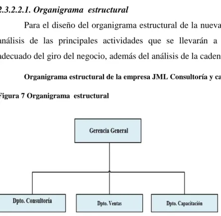 Figura 7 Organigrama  estructural 