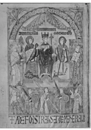 Fig. 2. El rey Alfonso iii el Magno y la reina Jimena.