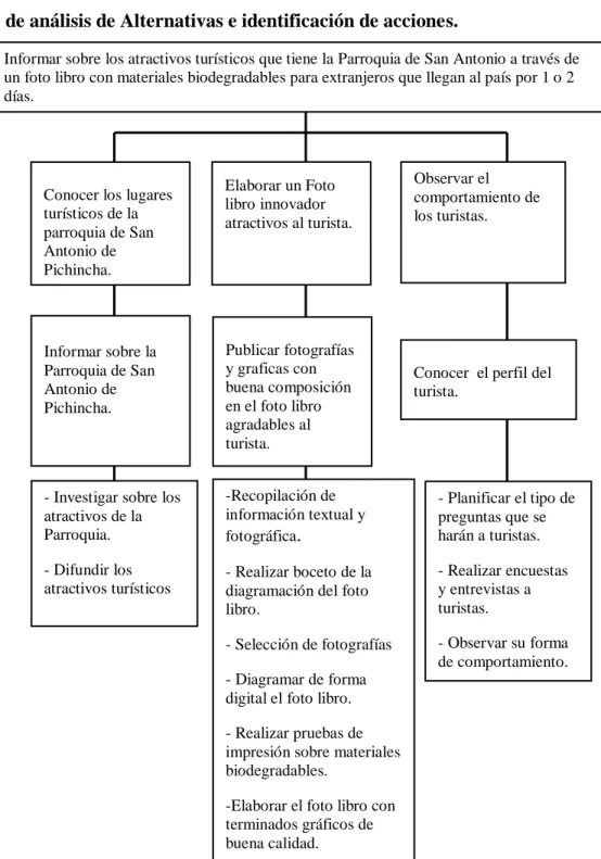 Figura 4: Análisis de alternativas, de la parroquia de San Antonio de Pichincha, 2018  