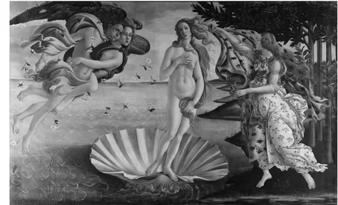 Fig. 2. Sandro Botticelli, Nacimiento de Venus, 1484 