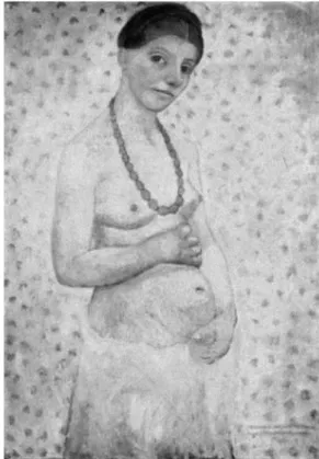 Fig. 5. Paula Modersohn-Becker, Autorretrato en el sexto aniversario de bodas, 1906