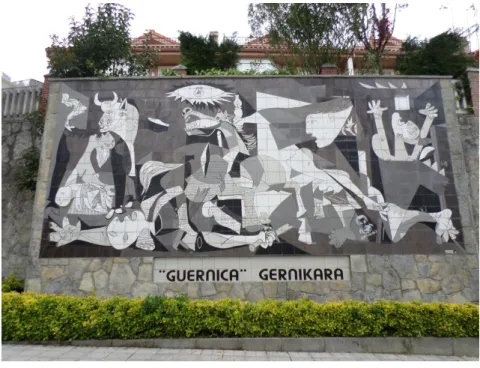 Figure 17 copy of Guernica painting in Gernica (Personal doc.) 
