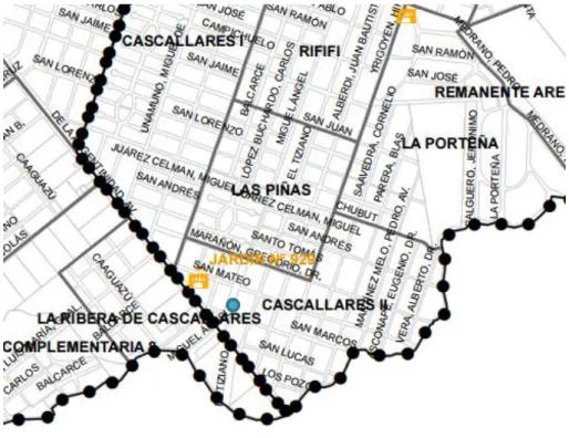 Ilustración 1. Mapa de Cascallares II. 