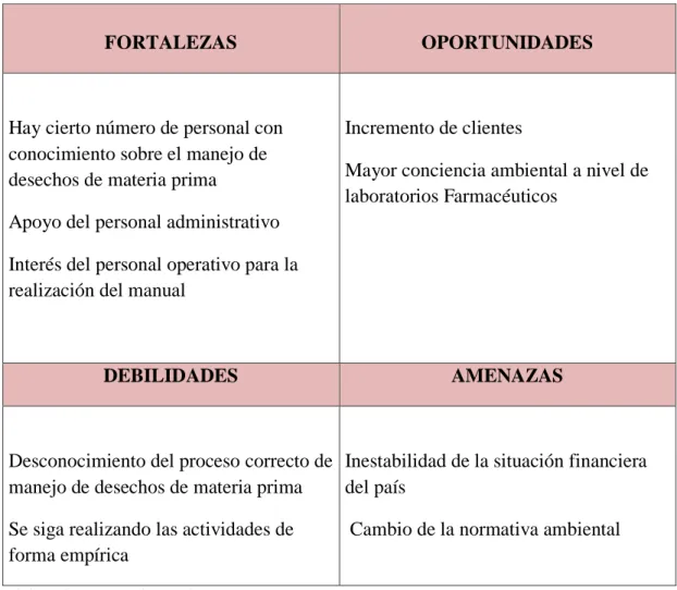 Tabla n° 10  FODA 