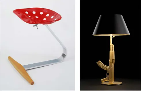 Fig. 4. Philippe Starck: lámpara sobremesa Gun, 2005Joan M. Marín / Estética y diseño industrial: debates y controversias /panorama: filosofíadeldiseño