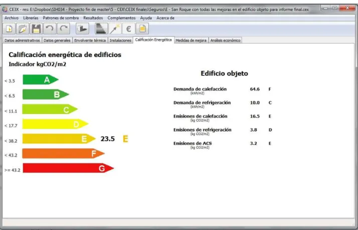 Figura 19b. Captura de pantalla del programa CE3X.