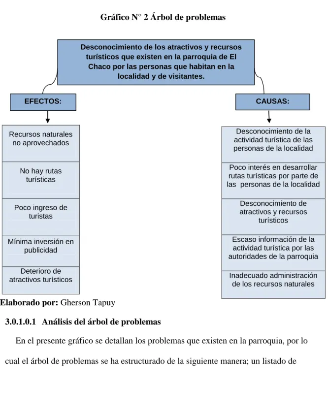 Gráfico N° 2 Árbol de problemas 