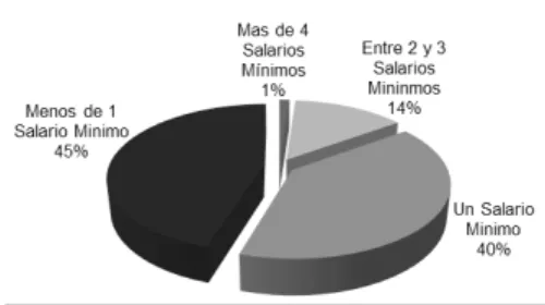 Gráfico 7. Actividades económicas realizadas  por los trabajadores informales, 2010