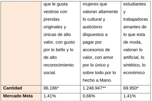 Tabla no 6. Segmentación estratégica de clientes 