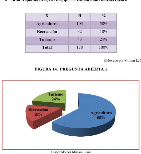 FIGURA 14.  PREGUNTA ABIERTA 1  