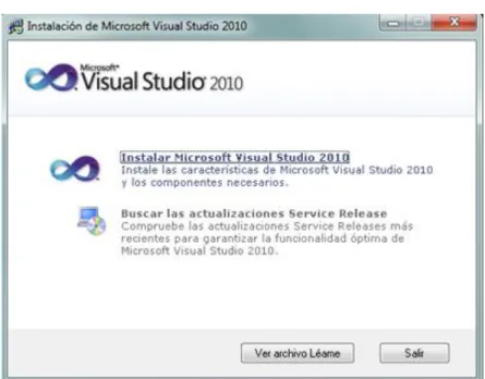 Figura 5: Instalando Visual Studio 2010 