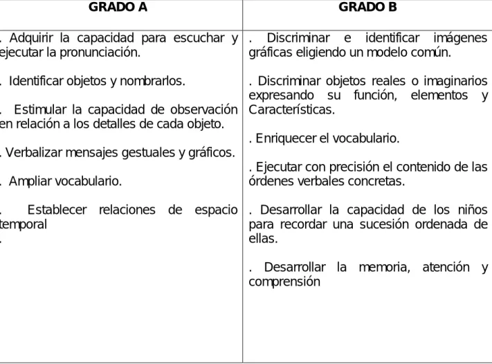 Tabla 6. LENGUAJE 