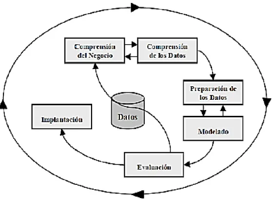 Ilustración 4. Fases del modelo CRISP - DM 