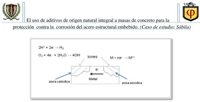 Figura 6 Esquema de corrosión de metales 