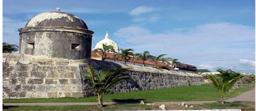 Ilustración 2. Murallas del Centro Histórico de la ciudad de Cartagena 