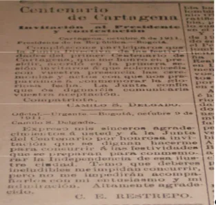 Foto 14. Diario El porvenir 11 de octubre de 1911 
