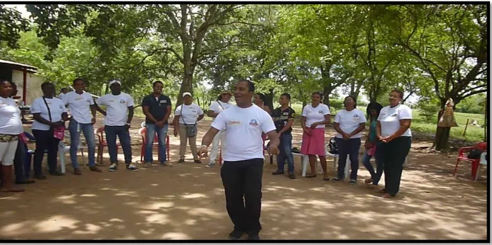 Foto 3. Encuentro zonal de promotores de paz en Mahates Bolívar
