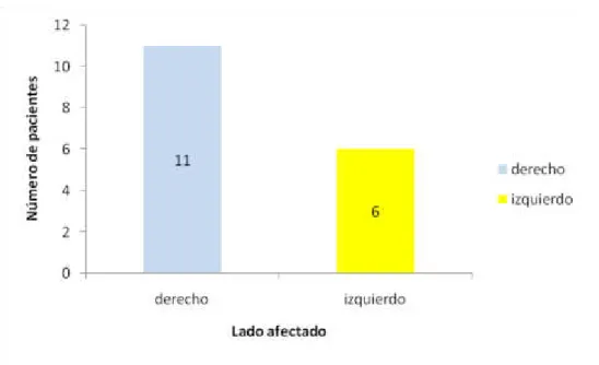 Gráfico  7  Frecuencia    de  Fisura  postforamen  incisivo  de  los  pacientes  con   Fisura Labio Alveolo Palatina en el Servicio de Cirugía Plástica del Hospital  Nacional Almanzor Aguinaga en el periodo 2012  – 2014