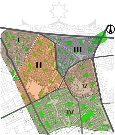 Figura 31: Esquema de estructura ecológica de niveles de contaminación de la zona de  estudio 