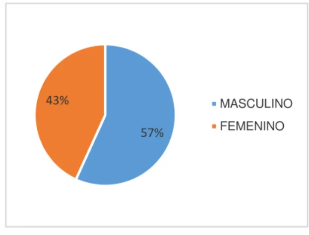Figura 9. Porcentaje de la muestra según el sexo 