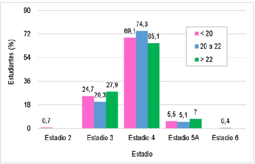 Figura 5. Estadios del desarrollo moral por edad. 