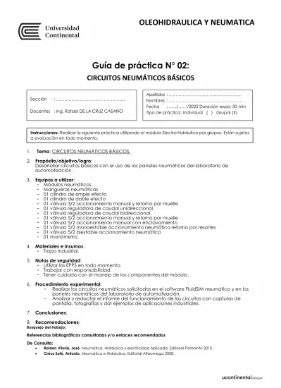 GUÍA DE PRÁCTICA 02 -CIRCUITOS NEUMÁTICOS BÁSICOS