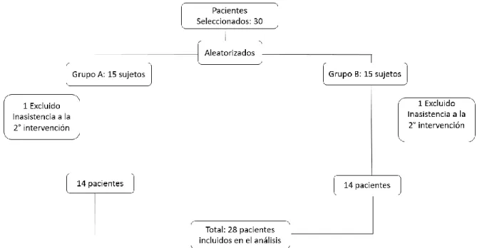 Figura 1  Flujograma del estudio 