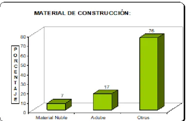 Gráfico 14: Material de construcción de las viviendas. 