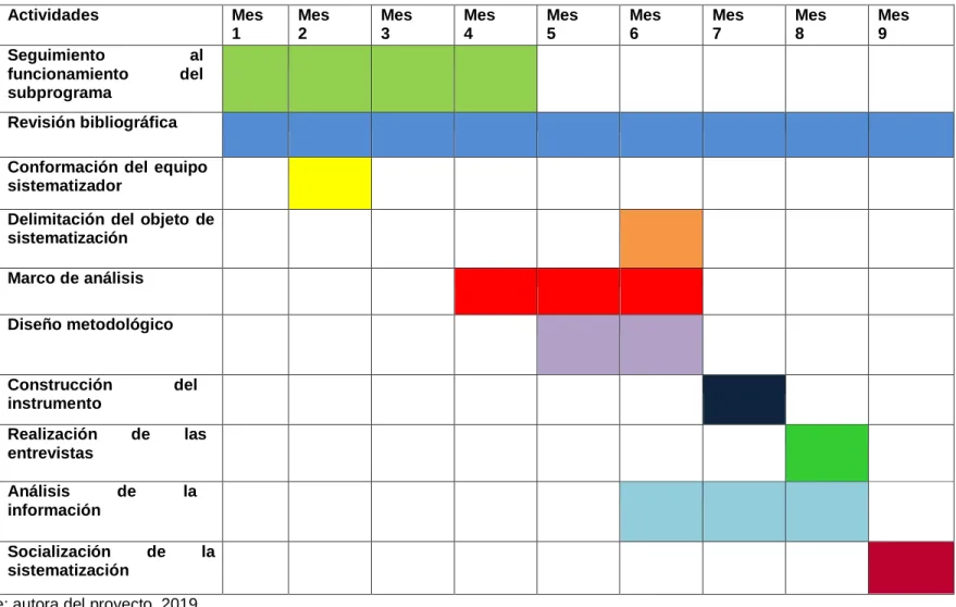 Tabla 6. Plan de acción  