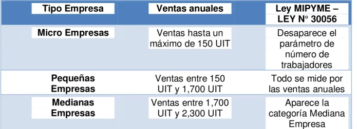 Tabla 4 Características Micro Empresa 