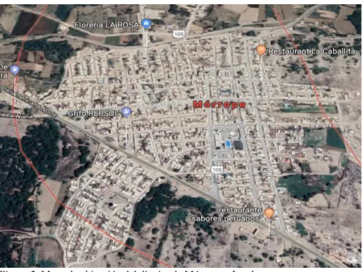 Figura 2: Mapa de ubicación del distrito de Mórrope – Lambayeque 