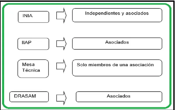 Figura  5.  Información  de  las  instituciones  de  gobierno  en  apoyar  a  productores  independientes o asociados