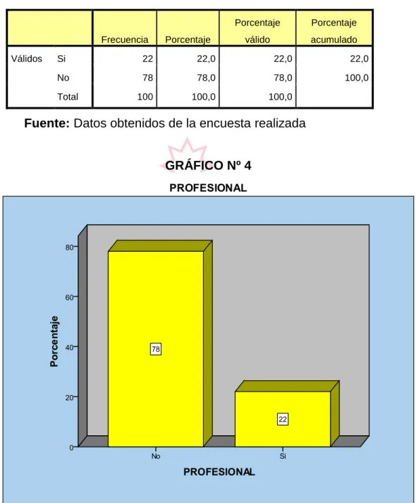 GRÁFICO Nº 4 