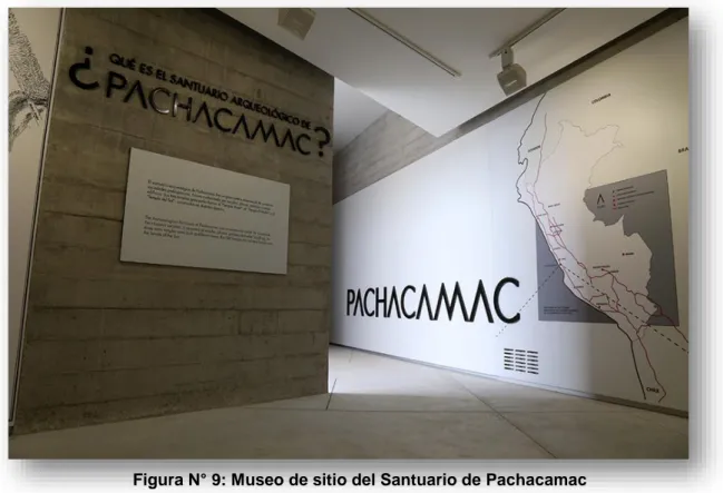 Figura N° 9: Museo de sitio del Santuario de Pachacamac  Fuente: Elaboración propia. 