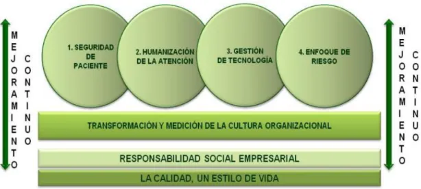 Figura 2. Ejes del Modelo Evaluativo  