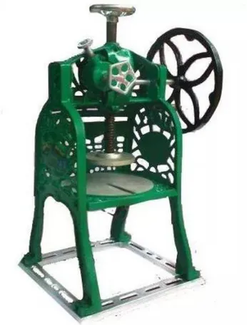 Figura 11: la máquina raspadillera mecánica  Fuente: google imágenes 