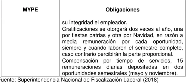 Tabla 12: Modalidad de Contrato para el personal CARGO BULK PERÚ SAC 