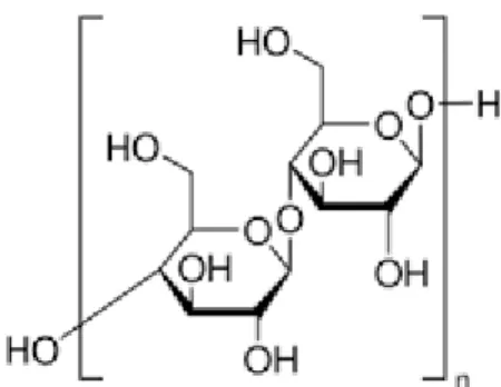 Figura  5.  Estructura química de la celulosa microcristalina . 