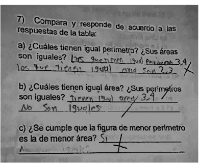 Figura 12. Ejemplo de argumento 2, pregunta 7 de la prueba diagnóstica.