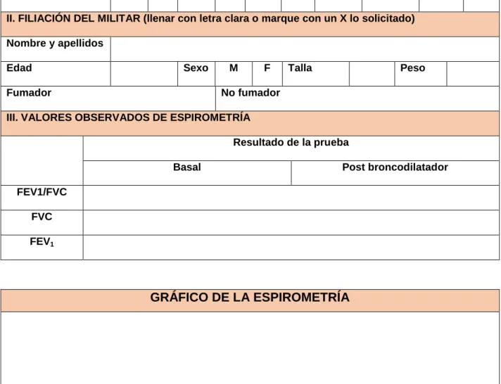 GRÁFICO DE LA ESPIROMETRÍA 