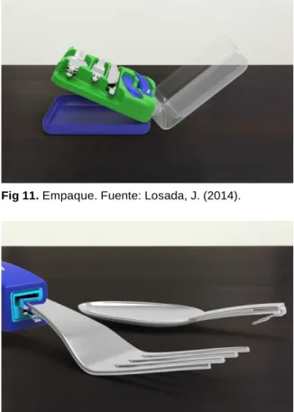 Fig 11. Empaque. Fuente: Losada, J. (2014). 