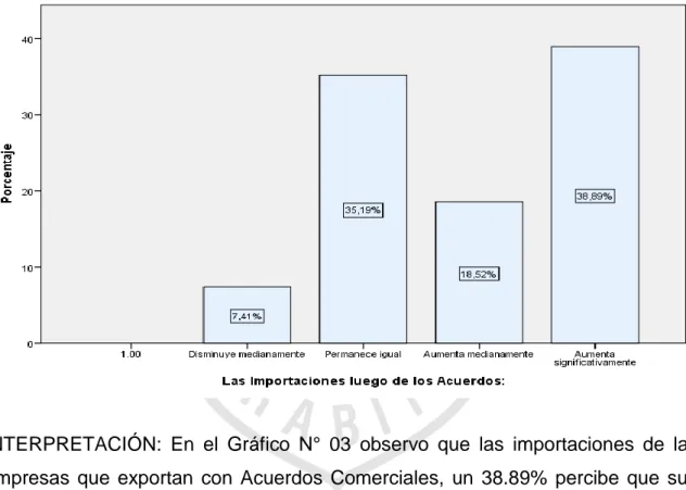 Gráfico N° 03 